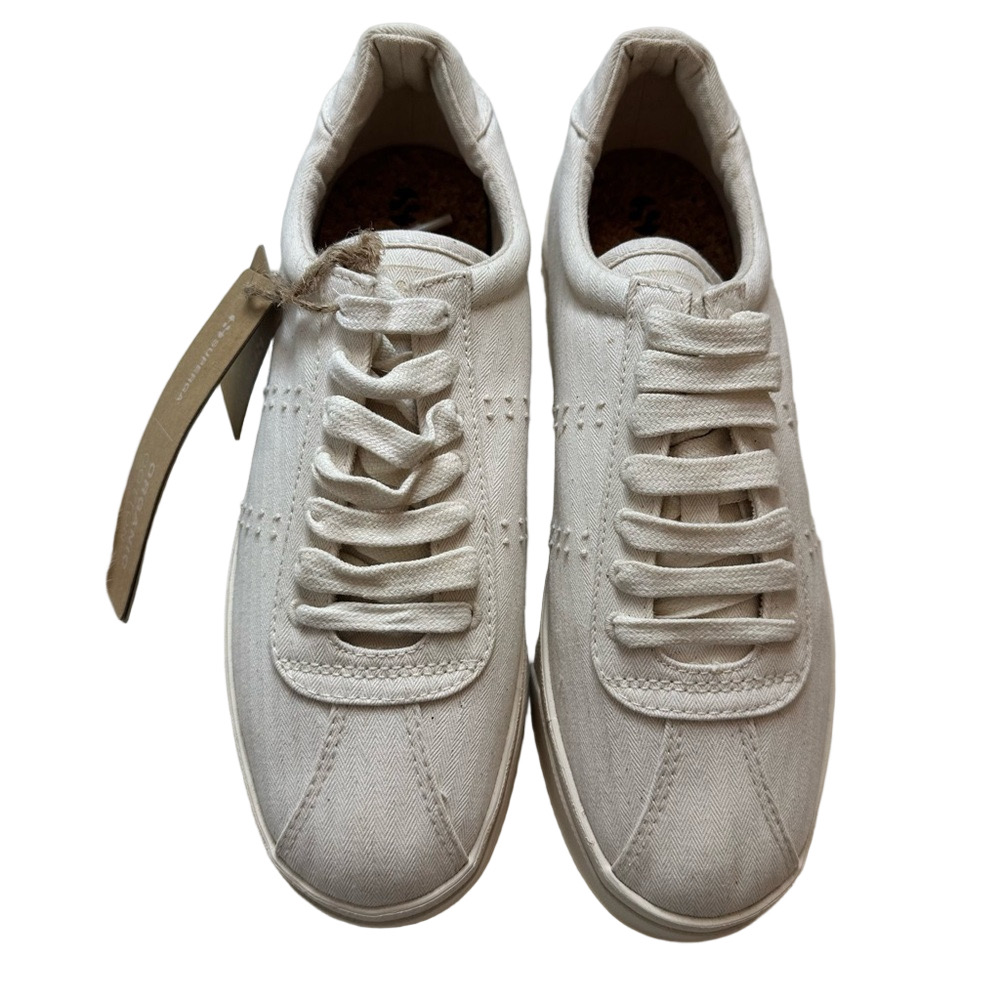 NWT Superga 2854 Club 3 Full Com Tot Beige Sneakers Size 8